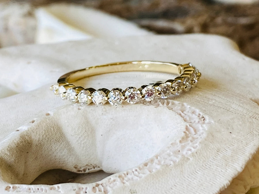 Diamond Anniversary or Wedding Band Stacking Ring