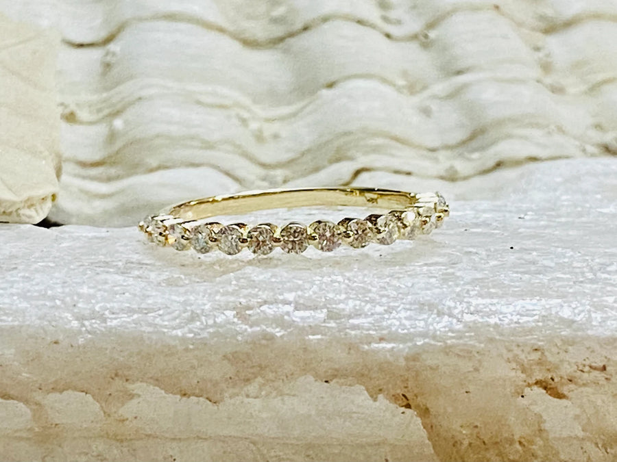 Diamond Anniversary or Wedding Band Stacking Ring