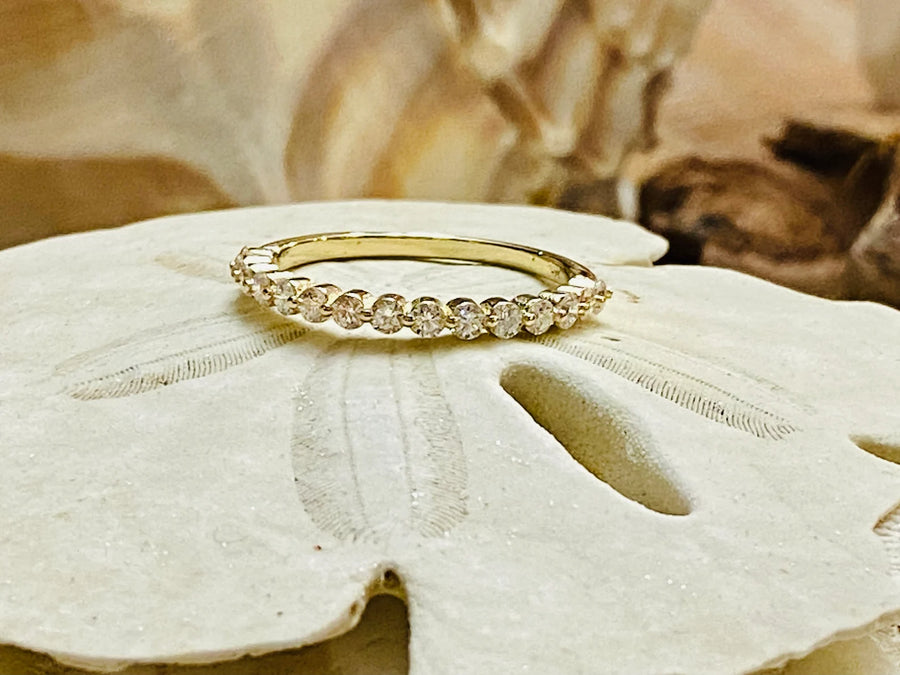 Diamond Anniversary or Wedding Band Stacking Ring