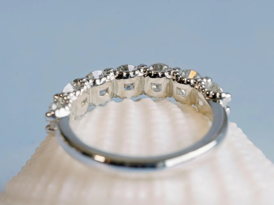 14k Lab Diamond Wedding Band Anniversary Ring