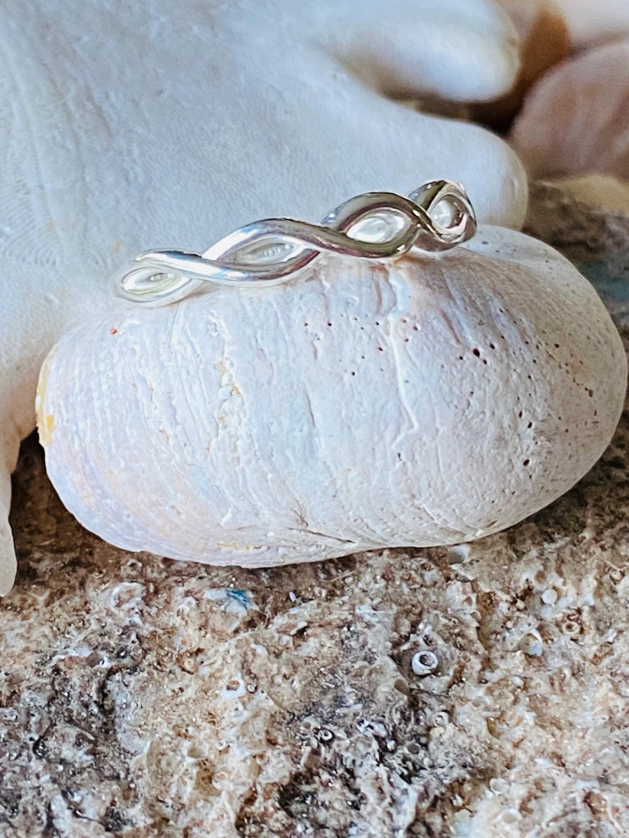 Twisted / Woven Celtic Braided Infinity Wedding Band