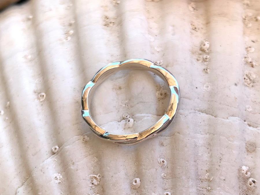 Twisted / Woven Stacking Wedding Ring