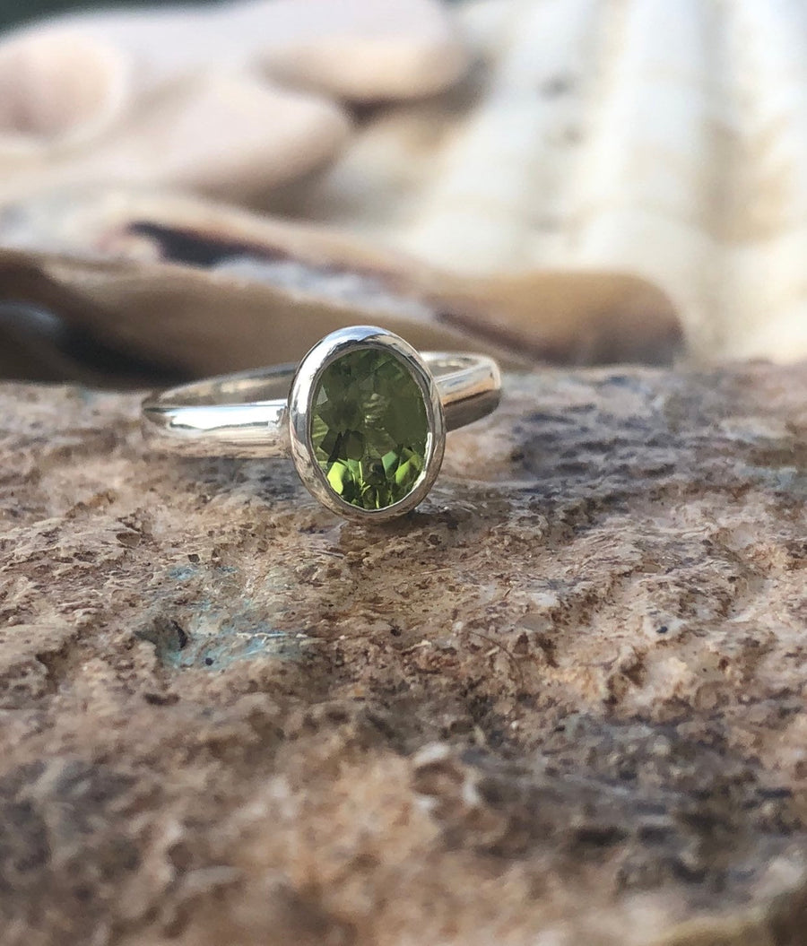 Oval 2.00ct. Peridot Ring